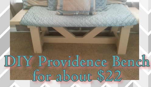 Diy Providence Bench (for less than $22)