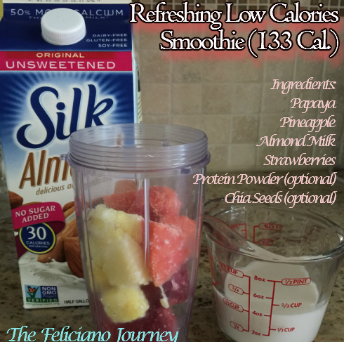 refreshing low cal smoothie