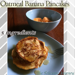 oatmeal banana pancakes