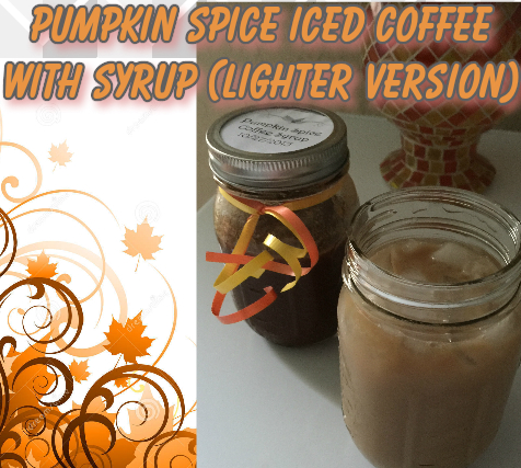 pumpkin spice iced coffee syrup