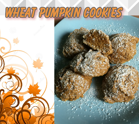 wheat pumpkin cookies