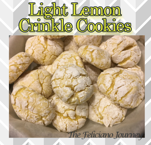 lemon crinkle cookies