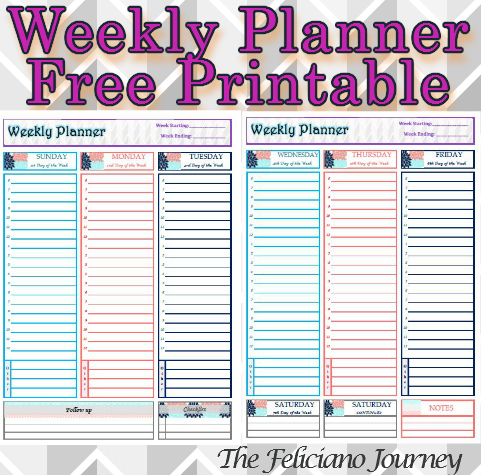 weekly planner