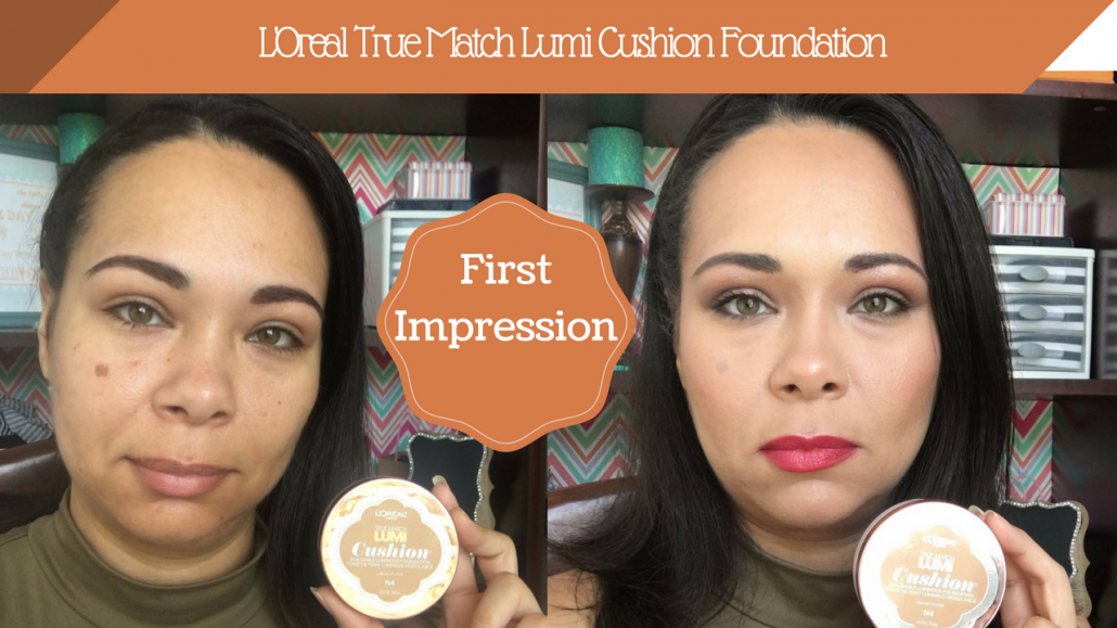 First Impression L Oreal Lumi Cushion Foundation Demo And Review