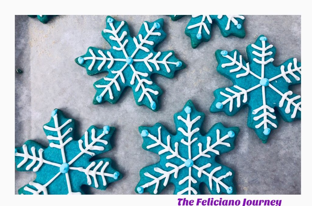 Blue Snowflake Sugar Cookies