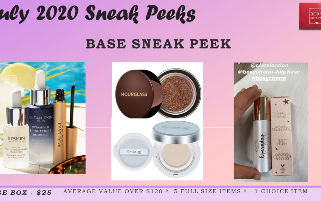 Boxycharm Base – July 2020 (3 new sneak peeks)